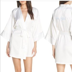 Bride satin wrap size Medium *NEW*